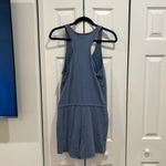 Aerie Sunwashed Henley Desert Romper Blue Photo 2
