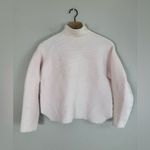 Michelle Mason  Pink Fuzzy Mock Neck Cropped Sweater size Small $388 Photo 3