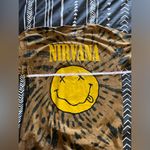 Nirvana  Tie Dye Music Band Tee Smiley Unisex T-Shirt Oversized Adult Sz L NWOT Photo 4