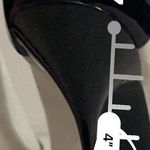 Gucci Colorblock White Suede Black Patent Peep Toe Stiletto Pumps Sz 9B Photo 8