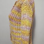 Universal Threads Universal Thread yellow pastel mix stripe cardigan size small Photo 4