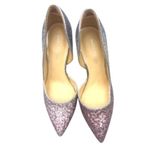 Marc Fisher Glitter Stiletto Heels 8 Showgirl Pink Silver Ombre' Pointed Toe Prom Elegant Photo 4