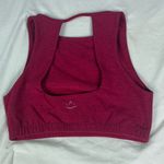 Beyond Yoga  Raspberry Racerback Sports Bra Photo 4