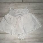 Aerie White Crossover Shorts Photo 0