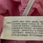 ZARA Women's Pink Off The Shoulder Short Puff Sleeve Ruffle Crop Top Size L Photo 4