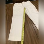 Ellen Tracy  White pleated chino dress work dresss Pants ankle crop size 10 Photo 5