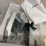 Marc Jacobs  Black Silver Leather Lace Up Empire Low Platform Sneakers Size 39 9 Photo 5