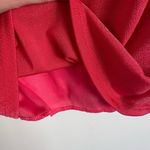 NWT 21 Saints Red Coral Ruched Mini Bodycon Dress Size Medium Christmas NYE Pink Photo 5