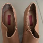 Saks 5th Avenue Saks Fifth Avenue 5/48 Salome Leather Silver Wedge Platform Heels Sz 37.5 US 7.5 Photo 3