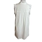 J.Crew  Garden Dress In Soft Gauze white Sz M TALL Photo 2
