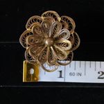 None Vintage metal flower ring Photo 2