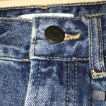 ZARA NWT Women's The High Rise Straight Medium Wash Blue Denim Jeans Photo 5