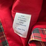 Sail To Sable  Red Plaid Button-Back Blouse Photo 4