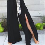 Cleobella New gauzy wide leg pants slit smocked elastic waist pull on boho XS Photo 12