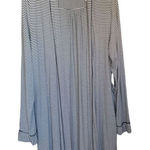 UGG  Women’s Black / White Stripe Robe Kimono Size L Photo 0