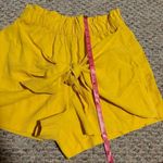 BCBGeneration  Tie-Front Shorts Yellow- Size XS Photo 7