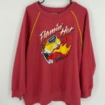 Cheetos Flamin Hot Crewneck Sweatshirt Graphic Print Red XXL Photo 0