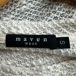 Maven West Revolve  Drop Shoulder Fringe Sweater in Cream Photo 5
