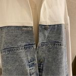 Andrée Andree Shacket Color Material Block Denim And White XXL Photo 1
