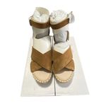 Dolce Vita Brown Suede Lacy Espadrille Wedge Sandal Size 8.5 Photo 6