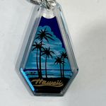 None 2.5" Souvenir Hawaii‎ Acrylic Palm Trees Beach Sunset Keychain Key Ring Fob Photo 1