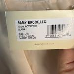 Ramy Brook  Creamy White Half Sleeve Blouse Top Photo 5