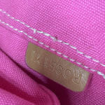 Rosetti Multicolor Striped Canvas Tote Bag Tan Faux Leather Trim Shoulder Purse Photo 3