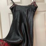 PINK - Victoria's Secret Silky VINTAGE VICTORIA SECRET BABYDOLL BLACK AND RED LACE LINGERIE MEDIUM Photo 7