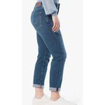 Levi's Levi’s Signature Slim Cuffed Mid Rise Blue Denim Jeans Size 2 Stretchy Crop Photo 1