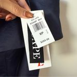 XScape  6334XP Off The Shoulder Organza Gown Navy Blue 8 Petite Photo 4