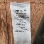 Vince  Wool Cashmere Open Tie Back Ribbed Bateau Sweater Size Small‎ Soft Classic Photo 7