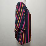 Buckle  Willow & Root Multicolored Stripe Vneck Blouse Size Small Photo 3