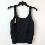 SKIMS ‎ Cozy Knit Boucle Tank Top Black Onyx L/XL Photo 4
