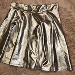 Silver metallic skirt Photo 7