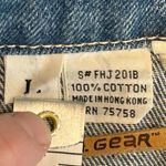 VTG 80s 90s LA GEAR cropped pastel patchwork streetwear jean jacket rockabilly L Size L Photo 13