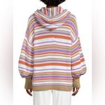 Rebecca Taylor NEW Cotton Chevron Hooded Sweatshirt, Size XL New w/Tag $345 Photo 4
