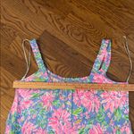 Lilly Pulitzer Pastel Floral Maxi Tiered Sundress Dress Photo 9