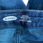 Old Navy  Rockstar Super Skinny High Rise Jeans Blue Medium Wash Denim 12 Photo 5