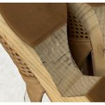 Free People  Revolver Platform Open Toe Clog Tan Brown Size EU 38 US 7.5 Photo 6