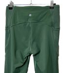Lululemon Uncovered Strength Crop Leggings Women’s Size 6 Green High Rise Photo 8