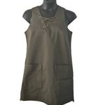 Who What Wear Women’s Sleeveless A-Line Mini Dress - Size Large Olive Green NWT Photo 1