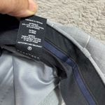 Theory NWOT  Women Gray White Plaid Treeca 2R Cyrus Grid Wool Dress Pants Size 6 Photo 10