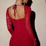 Oh Polly Red Bodycon Mini Dress Photo 3