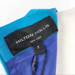 NEW Hilton Hollis Blue Mini Dress Pleated Sleeveless Cocktail Aquamarine Size 2 Photo 10