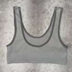 Lucky Brand Light Gray Ribbed Top Photo 1