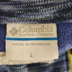 Columbia  Blue Space-Dye Fitted Half-Zip Pullover Size Large Photo 6