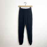 L'Agence  Luxe Lounge The Moss Jogger Pant in Black Photo 3
