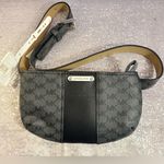Michael Kors  Black and Gray Belt Purse Photo 0
