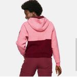 Outdoor Voices  MegaFleece Half-Zip Hoodie in Truffle Pink Burgundy, Size Small Photo 2