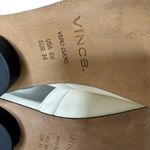 Vince Venice Leather Slingback Flat Milk Black 6 Photo 8